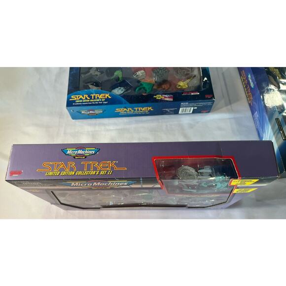 NIB Micro Machines Star Trek Limited Edition Collectors Set 1 2 3 Lot I II III - Picture 11 of 16